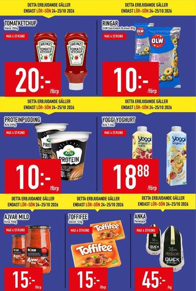 MatDax reklamblad i vecka 43 sida 6