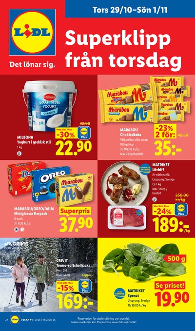 Lidl reklamblad i vecka 44 sida 28