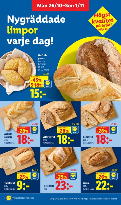 Lidl reklamblad i vecka 44 sida 4