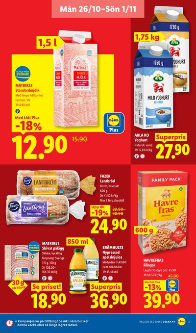 Lidl reklamblad i vecka 44 sida 5