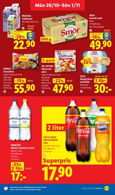 Lidl reklamblad i vecka 44 sida 7