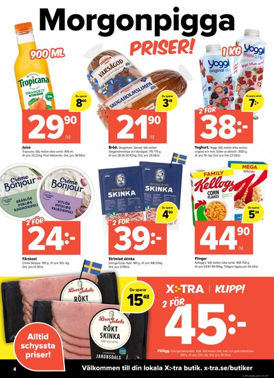 X:-tra reklamblad i vecka 44 sida 4