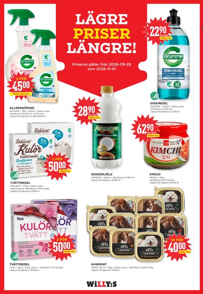 WILLY:S reklamblad i vecka 44 sida 11