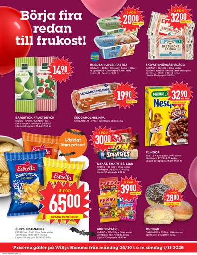 WILLY:S hemma reklamblad i vecka 44 sida 2