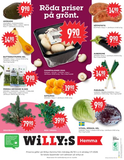 WILLY:S hemma reklamblad i vecka 44 sida 4