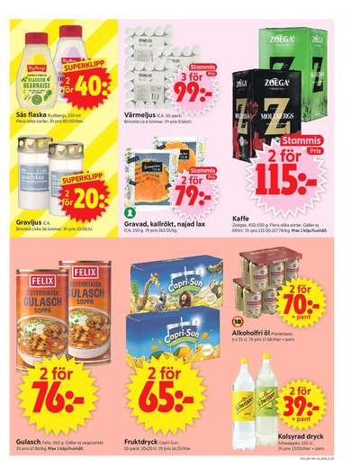 ICA Supermarket reklamblad i vecka 44 sida 9