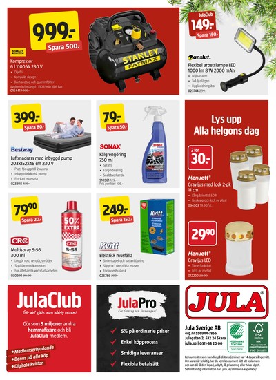 Jula reklamblad i vecka 44 sida 12