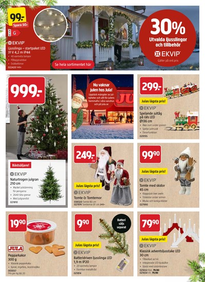 Jula reklamblad i vecka 44 sida 4