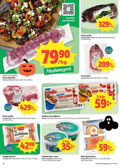 Coop reklamblad i vecka 44 sida 2