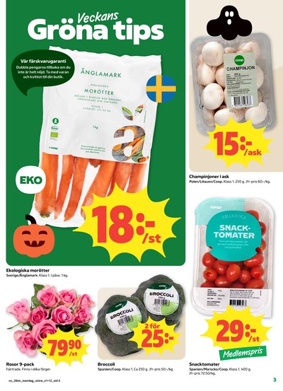 Coop reklamblad i vecka 44 sida 3
