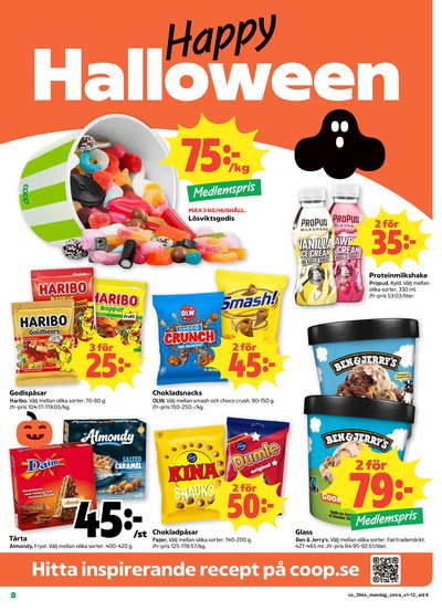 Coop reklamblad i vecka 44 sida 8