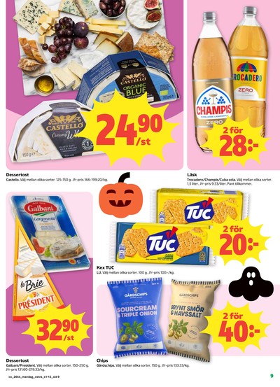 Coop reklamblad i vecka 44 sida 9