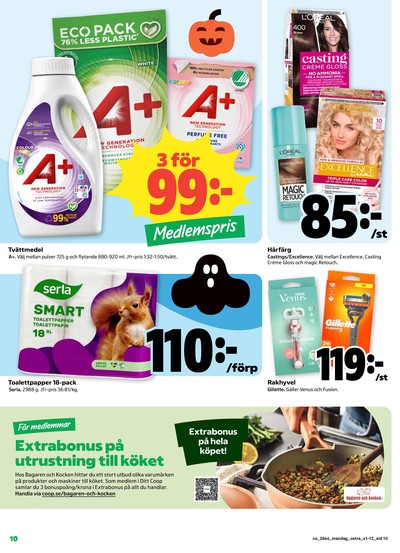 Coop reklamblad i vecka 44 sida 10