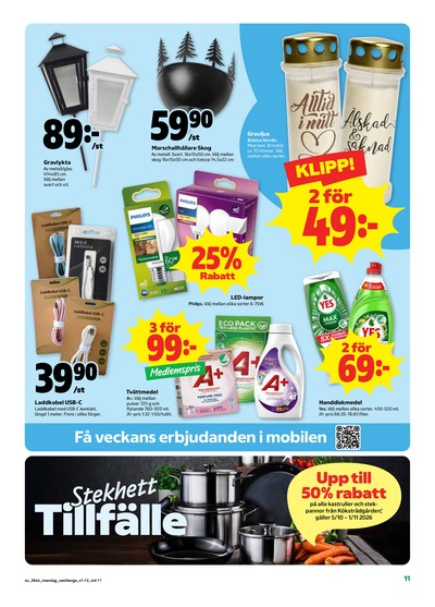 Stora Coop reklamblad i vecka 44 sida 11