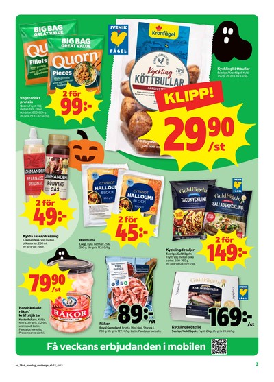 Stora Coop reklamblad i vecka 44 sida 3