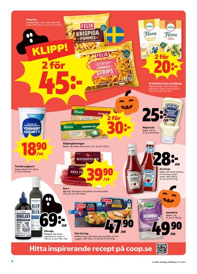 Stora Coop reklamblad i vecka 44 sida 4