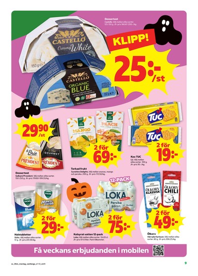 Stora Coop reklamblad i vecka 44 sida 9