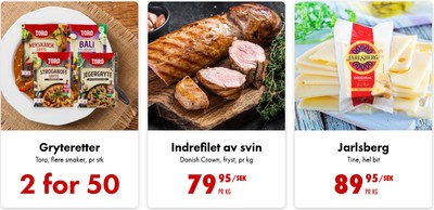 Nordby Supermarket reklamblad i vecka 44 sida 1