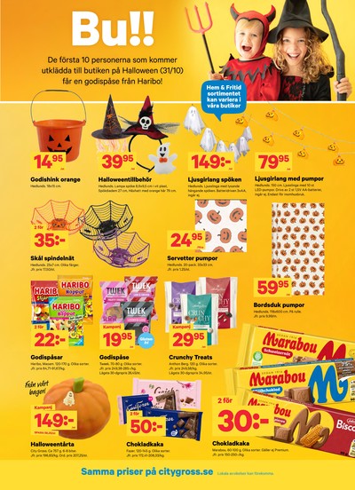 City Gross reklamblad i vecka 44 sida 14