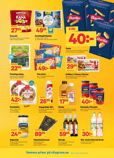 City Gross reklamblad i vecka 44 sida 9
