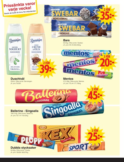 Matöppet reklamblad i vecka 44 sida 4