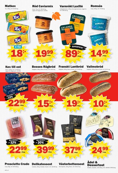 Pekås reklamblad i vecka 44 sida 2