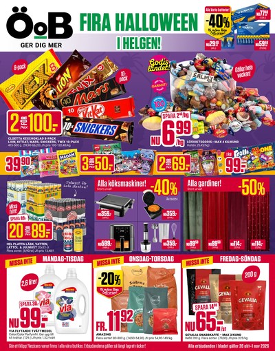 ÖoB reklamblad i vecka 44 sida 1