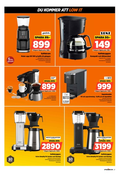 Power reklamblad i vecka 44 sida 27