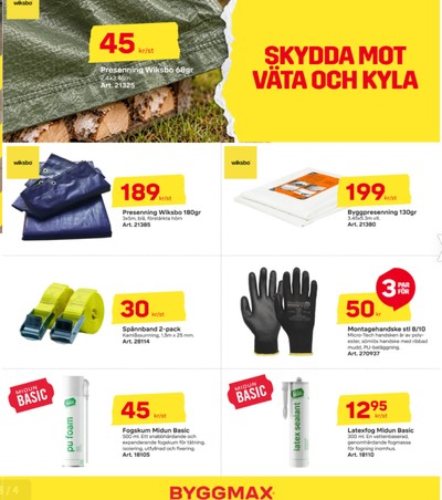 ByggMax reklamblad i vecka 44 sida 3
