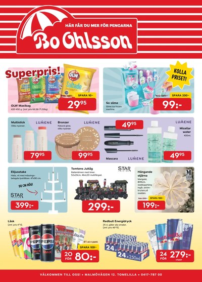 Bo Ohlsson reklamblad i vecka 44 sida 1