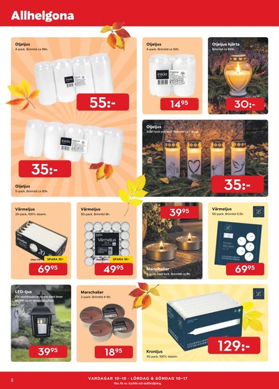 Bo Ohlsson reklamblad i vecka 44 sida 2