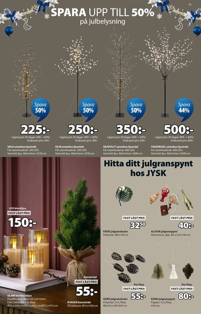 Jysk reklamblad i vecka 45 sida 16