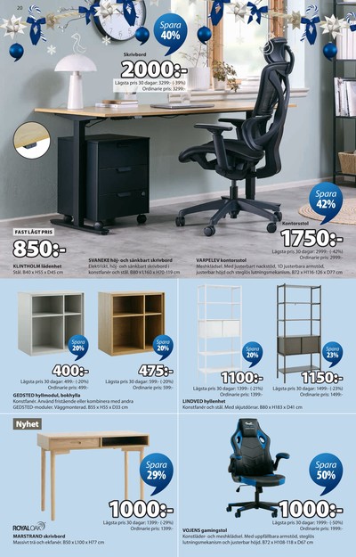 Jysk reklamblad i vecka 45 sida 21