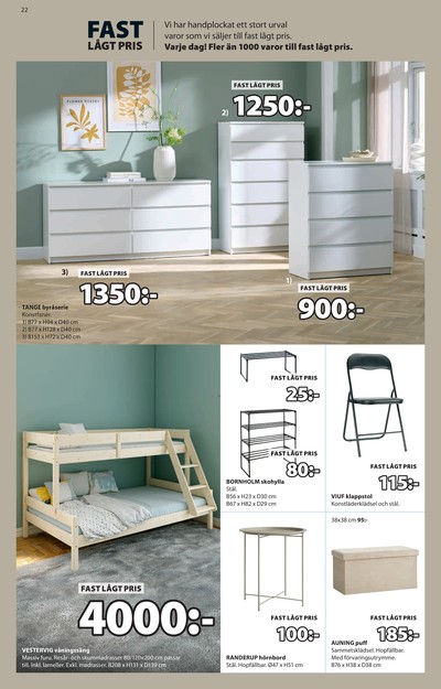 Jysk reklamblad i vecka 45 sida 23
