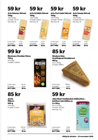 Costco reklamblad i vecka 45 sida 11