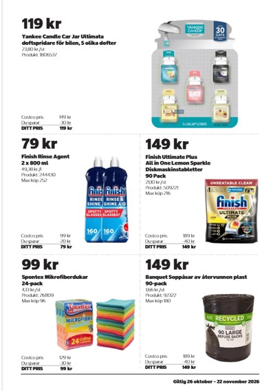 Costco reklamblad i vecka 45 sida 19