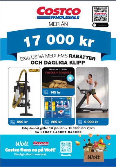 Costco reklamblad i vecka 6 sida 1