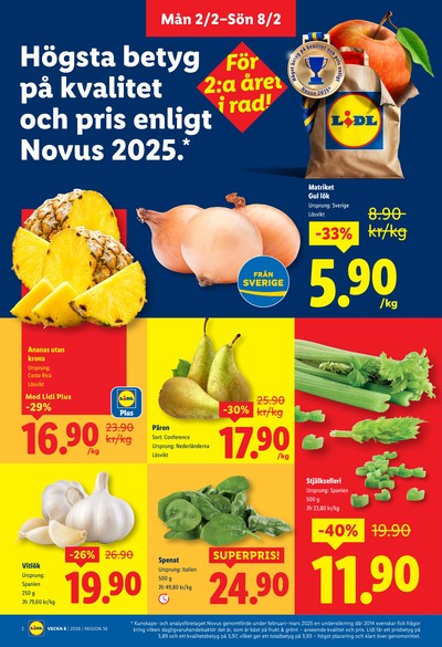 Lidl reklamblad i vecka 6 sida 2
