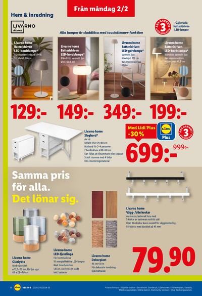 Lidl reklamblad i vecka 6 sida 16