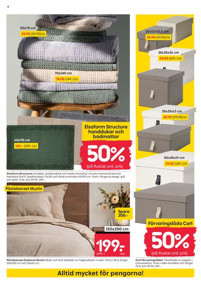 Rusta reklamblad i vecka 6 sida 4