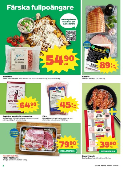 Coop reklamblad i vecka 6 sida 2