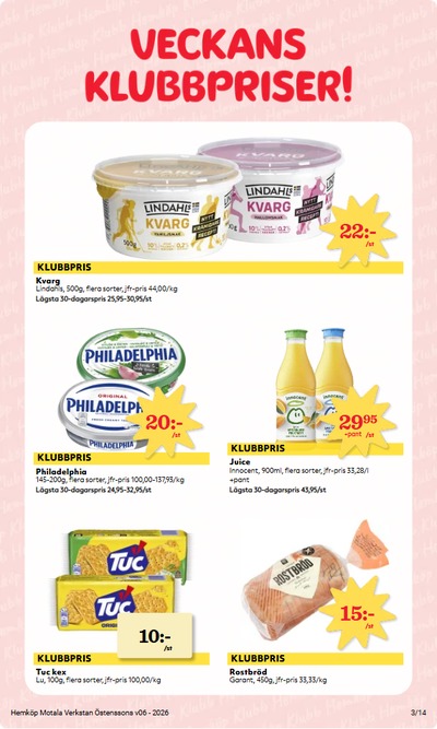 Hemköp reklamblad i vecka 6 sida 3