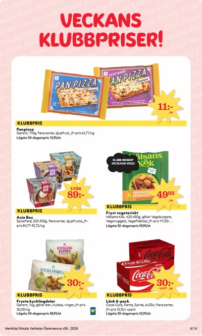 Hemköp reklamblad i vecka 6 sida 4