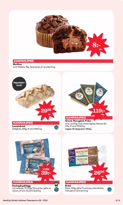 Hemköp reklamblad i vecka 6 sida 8