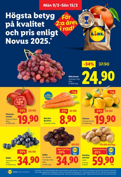 Lidl reklamblad i vecka 7 sida 2