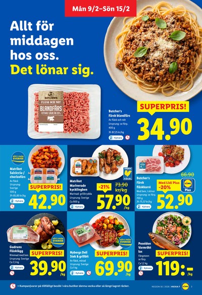 Lidl reklamblad i vecka 7 sida 3
