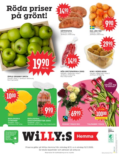 WILLY:S hemma reklamblad i vecka 7 sida 4