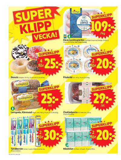 ICA Supermarket reklamblad i vecka 7 sida 2