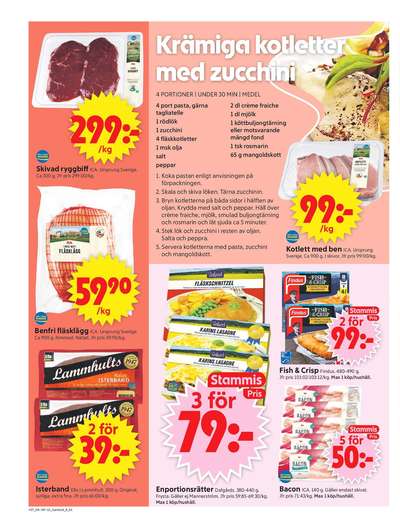 ICA Supermarket reklamblad i vecka 7 sida 4