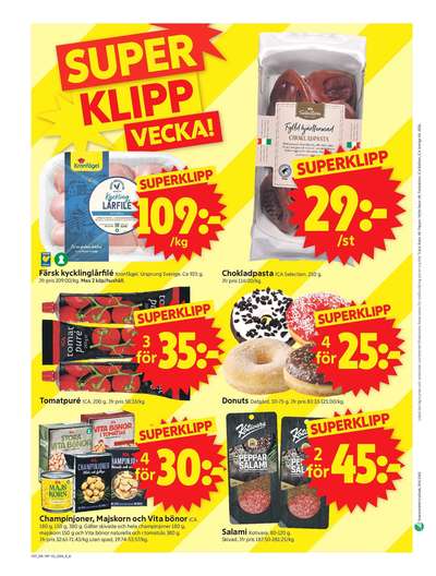 ICA Supermarket reklamblad i vecka 7 sida 10